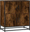 vidaXL - Dressoir - 68x35x76 - cm - bewerkt - hout - gerookt - eikenkleurig