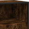 vidaXL - Dressoir - 68x35x76 - cm - bewerkt - hout - gerookt - eikenkleurig