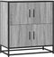 vidaXL - Dressoir - 68x35x76 - cm - bewerkt - hout - grijs - sonoma - eikenkleurig