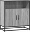 vidaXL - Dressoir - 68x35x76 - cm - bewerkt - hout - grijs - sonoma - eikenkleurig