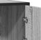 vidaXL - Dressoir - 68x35x76 - cm - bewerkt - hout - grijs - sonoma - eikenkleurig