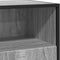 vidaXL - Dressoir - 68x35x76 - cm - bewerkt - hout - grijs - sonoma - eikenkleurig