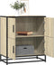 vidaXL - Dressoir - 68x35x76 - cm - bewerkt - hout - sonoma - eikenkleurig