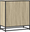 vidaXL - Dressoir - 68x35x76 - cm - bewerkt - hout - sonoma - eikenkleurig