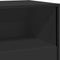 vidaXL - Dressoir - 68x35x76 - cm - bewerkt - hout - zwart
