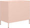 vidaXL - Dressoir - 68x39x58,5 - cm - koudgewalst - staal - roze