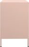 vidaXL - Dressoir - 68x39x58,5 - cm - koudgewalst - staal - roze