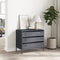 vidaXL - Dressoir - 68x39x58,5 - cm - koudgewalst - staal - antracietkleurig