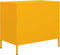vidaXL - Dressoir - 68x39x58,5 - cm - koudgewalst - staal - mosterdgeel