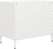 vidaXL - Dressoir - 68x39x58,5 - cm - koudgewalst - staal - wit