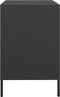 vidaXL - Dressoir - 68x39x58,5 - cm - koudgewalst - staal - zwart