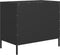 vidaXL - Dressoir - 68x39x58,5 - cm - koudgewalst - staal - zwart