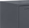 vidaXL - Dressoir - 68x39x72 - cm - staal - antracietkleurig