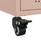 vidaXL - Dressoir - 68x39x72 - cm - staal - roze