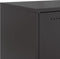 vidaXL - Dressoir - 68x39x72 - cm - staal - zwart