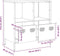 vidaXL - Dressoir - 68x39x73,5 - cm - koudgewalst - staal - olijfgroen