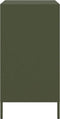 vidaXL - Dressoir - 68x39x73,5 - cm - koudgewalst - staal - olijfgroen
