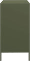 vidaXL - Dressoir - 68x39x73,5 - cm - koudgewalst - staal - olijfgroen