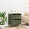 vidaXL - Dressoir - 68x39x73,5 - cm - koudgewalst - staal - olijfgroen
