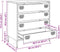 vidaXL - Dressoir - 68x39x73,5 - cm - koudgewalst - staal - roze