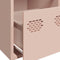 vidaXL - Dressoir - 68x39x73,5 - cm - koudgewalst - staal - roze