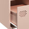 vidaXL - Dressoir - 68x39x73,5 - cm - koudgewalst - staal - roze