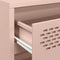 vidaXL - Dressoir - 68x39x73,5 - cm - koudgewalst - staal - roze