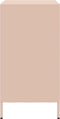 vidaXL - Dressoir - 68x39x73,5 - cm - koudgewalst - staal - roze