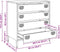 vidaXL - Dressoir - 68x39x73,5 - cm - koudgewalst - staal - antracietkleurig