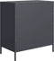 vidaXL - Dressoir - 68x39x73,5 - cm - koudgewalst - staal - antracietkleurig