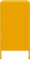 vidaXL - Dressoir - 68x39x73,5 - cm - koudgewalst - staal - mosterdgeel