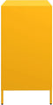 vidaXL - Dressoir - 68x39x73,5 - cm - koudgewalst - staal - mosterdgeel
