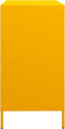 vidaXL - Dressoir - 68x39x73,5 - cm - koudgewalst - staal - mosterdgeel