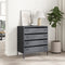 vidaXL - Dressoir - 68x39x73,5 - cm - koudgewalst - staal - antracietkleurig