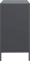 vidaXL - Dressoir - 68x39x73,5 - cm - koudgewalst - staal - antracietkleurig