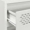 vidaXL - Dressoir - 68x39x73,5 - cm - koudgewalst - staal - wit