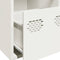 vidaXL - Dressoir - 68x39x73,5 - cm - koudgewalst - staal - wit