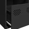 vidaXL - Dressoir - 68x39x73,5 - cm - koudgewalst - staal - zwart