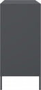 vidaXL - Dressoir - 68x39x79 - cm - staal - antracietkleurig
