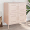 vidaXL - Dressoir - 68x39x79 - cm - staal - roze