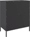 vidaXL - Dressoir - 68x39x79 - cm - staal - zwart