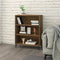 vidaXL - Dressoir - 69,5x32,5x90 - cm - bewerkt - hout - bruin - eikenkleur