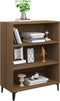 vidaXL - Dressoir - 69,5x32,5x90 - cm - bewerkt - hout - bruin - eikenkleur