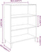 vidaXL - Dressoir - 69,5x32,5x90 - cm - bewerkt - hout - gerookt - eikenkleurig