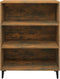 vidaXL - Dressoir - 69,5x32,5x90 - cm - bewerkt - hout - gerookt - eikenkleurig