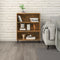 vidaXL - Dressoir - 69,5x32,5x90 - cm - bewerkt - hout - gerookt - eikenkleurig