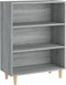 vidaXL - Dressoir - 69,5x32,5x90 - cm - bewerkt - hout - grijs - sonoma - eikenkleurig