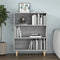 vidaXL - Dressoir - 69,5x32,5x90 - cm - bewerkt - hout - grijs - sonoma - eikenkleurig