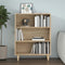 vidaXL - Dressoir - 69,5x32,5x90 - cm - bewerkt - hout - sonoma - eikenkleurig