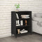 vidaXL - Dressoir - 69,5x32,5x90 - cm - bewerkt - hout - zwart